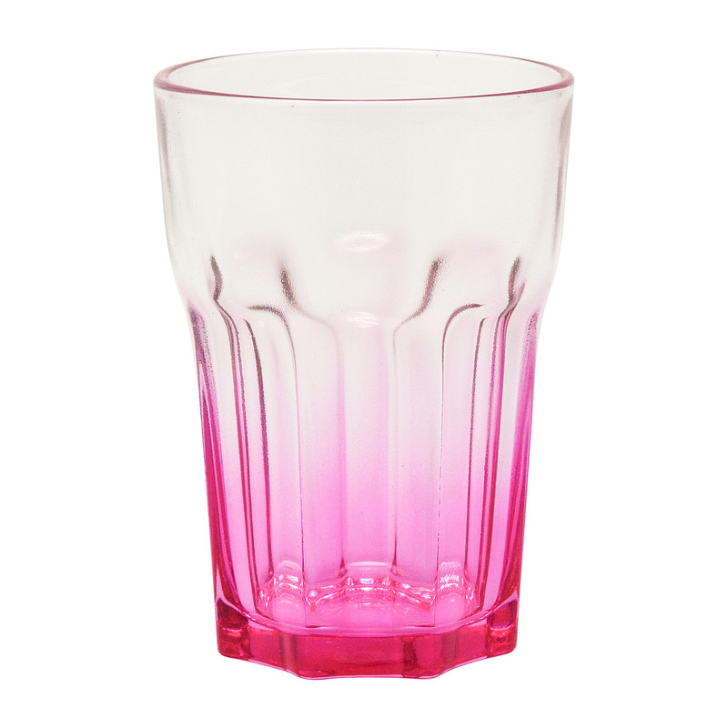 Excellent Houseware gekleurde glazen - 360 ml - set van 4