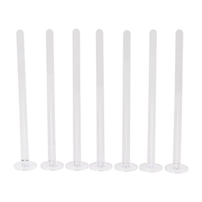Cocktailstampers - transparant - set van 8