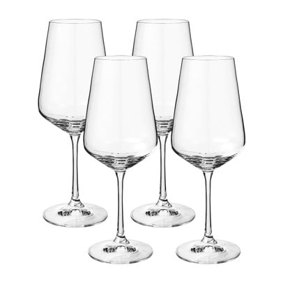 Wijnglas kristal - 450 ml - set van 4 
