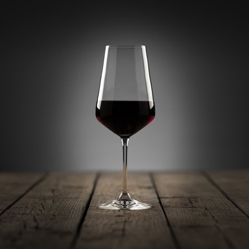 Wijnglas kristal - set van 4 - 450 ml