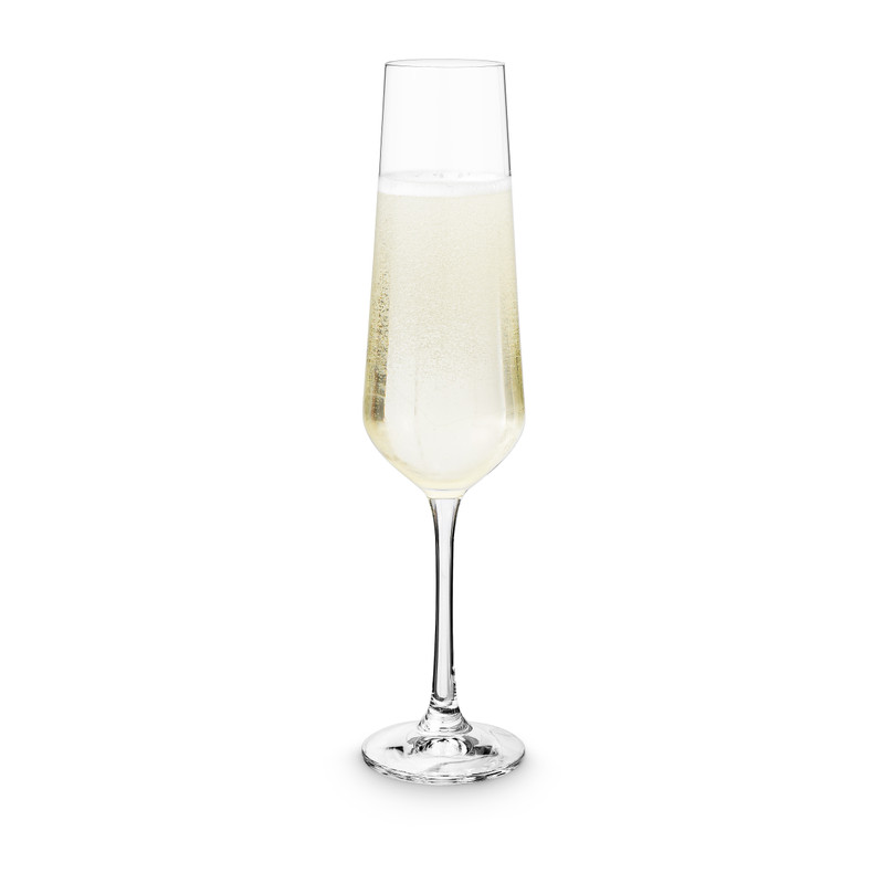 Champagneglas kristal - set van 4 - 200 ml
