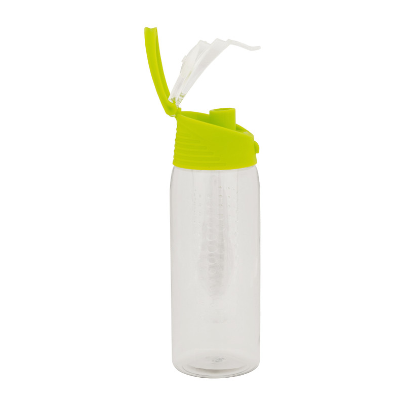 Drinkfles infuser - groen - 700 ml 