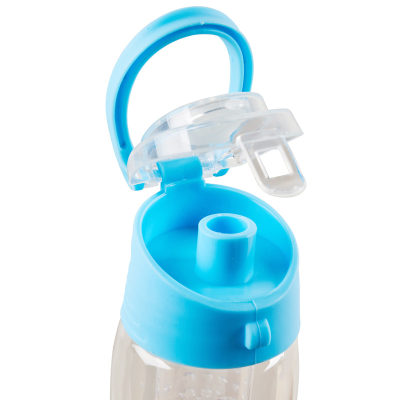 Drinkfles infuser - blauw - 700 ml 
