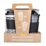Giftset hot&cold drinks - zwart - set van 2
