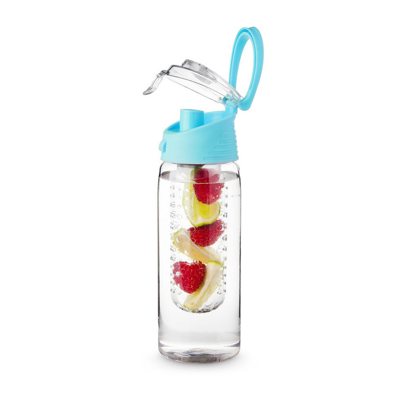 Drinkfles met infuser - 700 ml - blauw