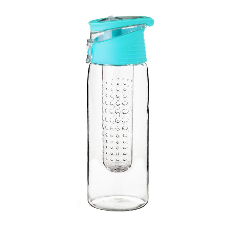 Drinkfles met infuser - 700 ml - blauw