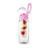 Drinkfles met infuser - 700 ml - roze