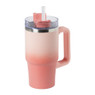 Drinkbeker thermo met draaideksel - roze - 600 ml