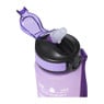Motivatie waterfles - paars/roze - 1 liter
