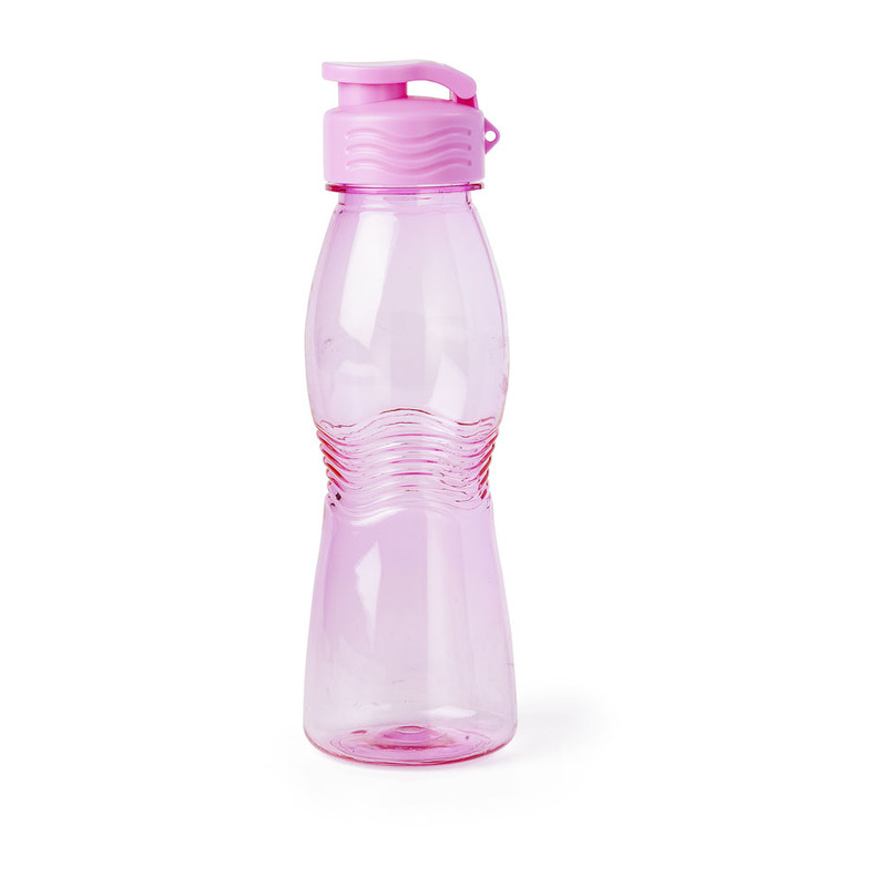 Drinkfles flip top - 550 ml - roze