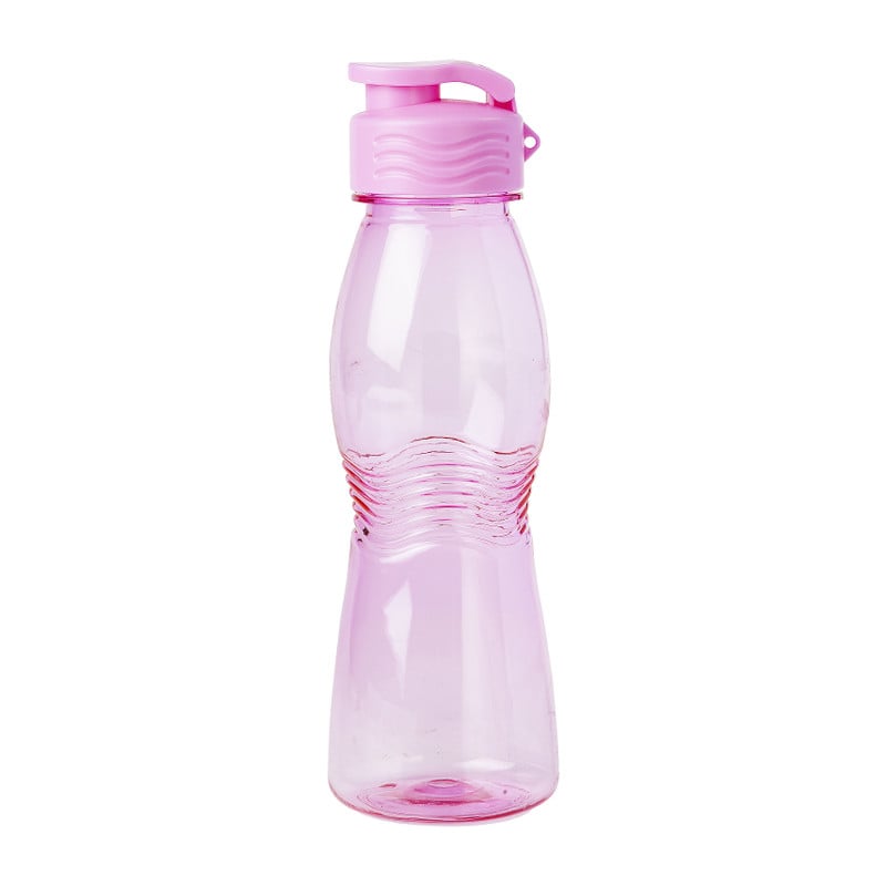 Drinkfles flip-top - roze - 750 ml