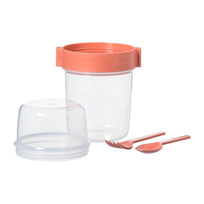 Yoghurtbeker - roze - 1.1 liter 