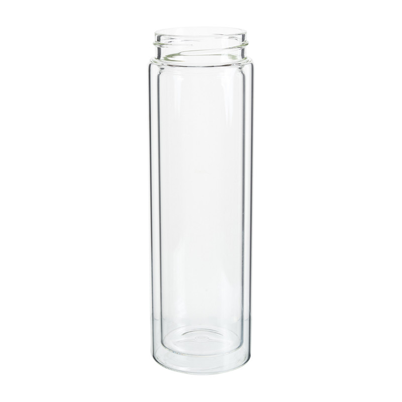 Uitsluiting multifunctioneel scherp Glazen fles - dubbelwandig - 400 ml | Xenos
