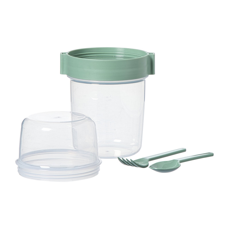 Yoghurtbeker - groen - 1.1 liter 