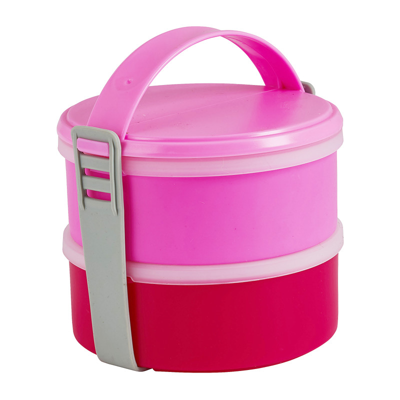 Lunchbox 2-vaks - roze 