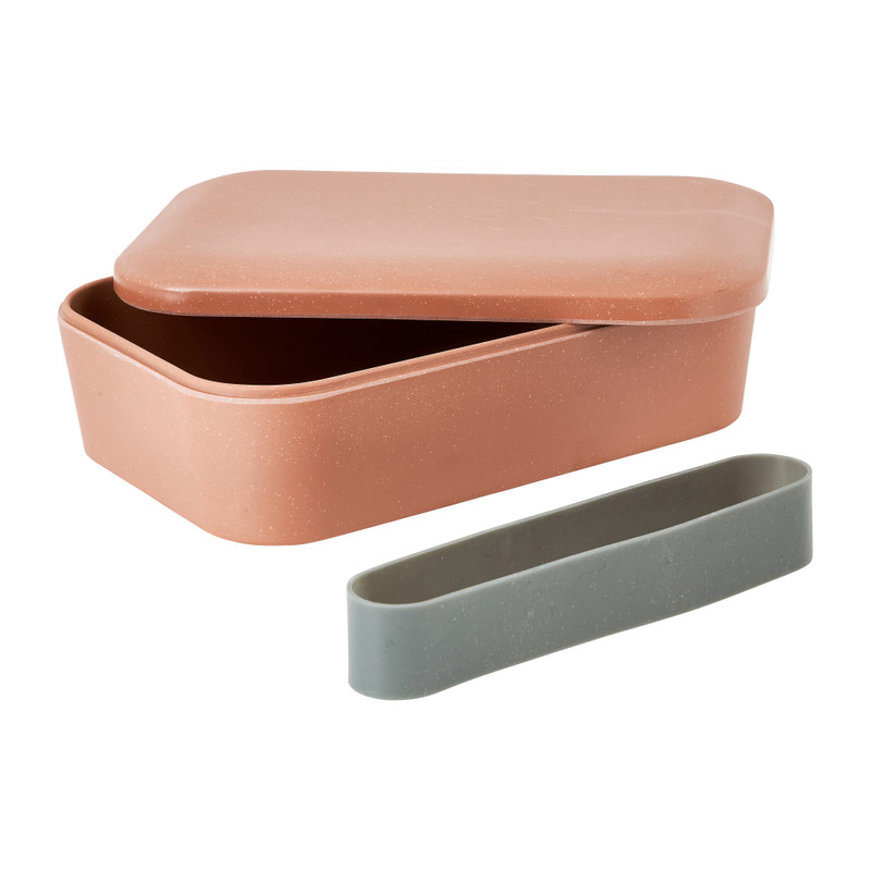 Brooddoos - bruin - 18,5x12,5 x 6,3 cm