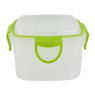 Snackbox 2-vaks - groen - 11x11x7.2 cm