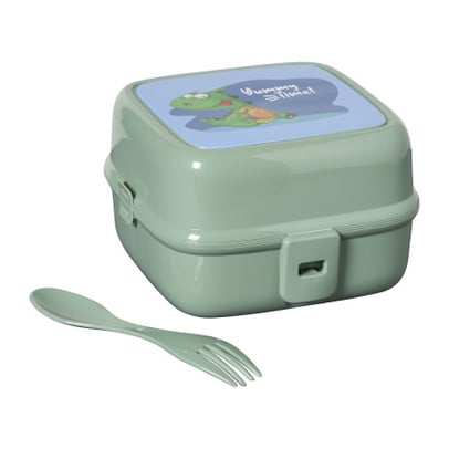 Lunchbox met spork - groen