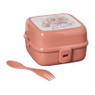 Lunchbox met spork - oranje