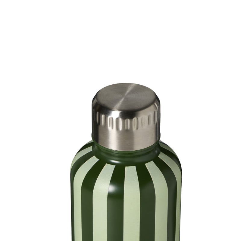 Drinkfles streep - groen - 500 ml