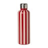 Drinkfles streep - rood - 500 ml