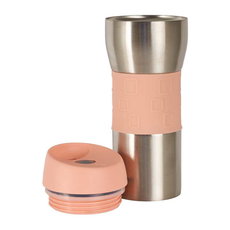 Thermosfles - roze - 400 ml