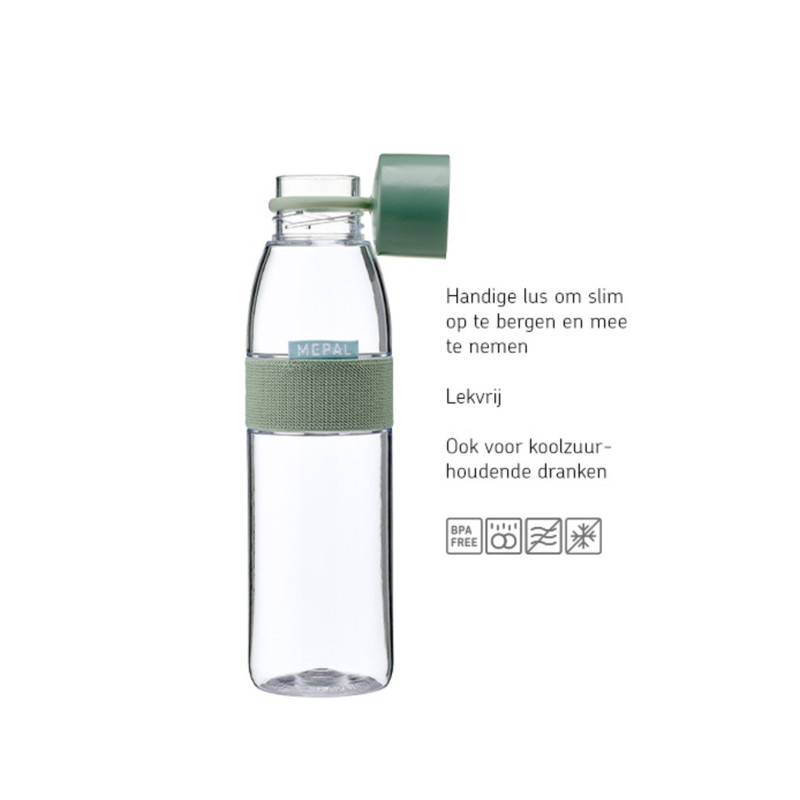 Mepal waterfles  groot - lichtgroen - 700 ml