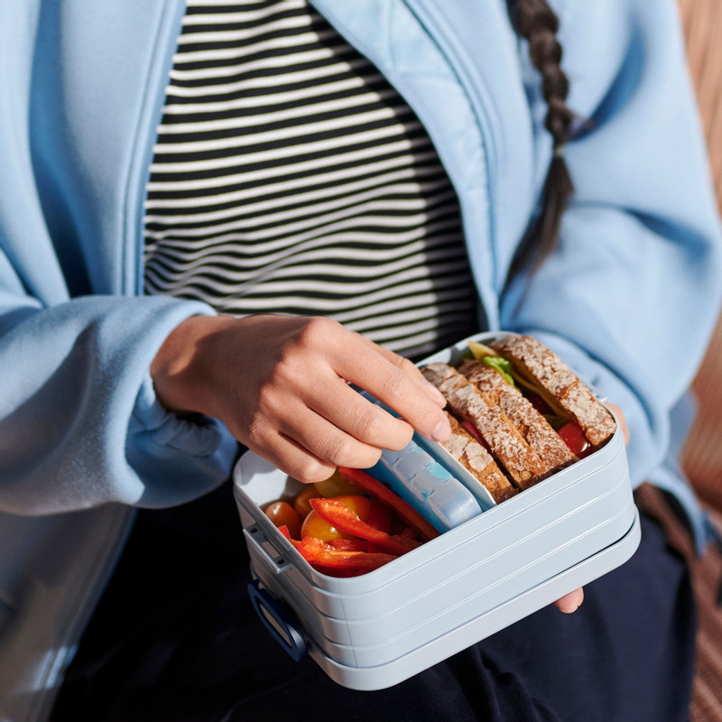 Mepal lunchbox middel - lichtgroen - 6.5x18x12 cm