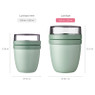 Mepal lunchpot - lichtgroen - 500 ml + 200 ml
