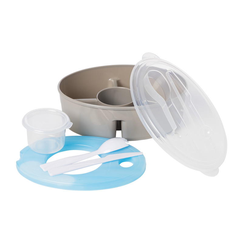 Lunchbox set - diverse kleuren - set van 7