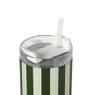 Drinkbeker streep - groen - 900 ml