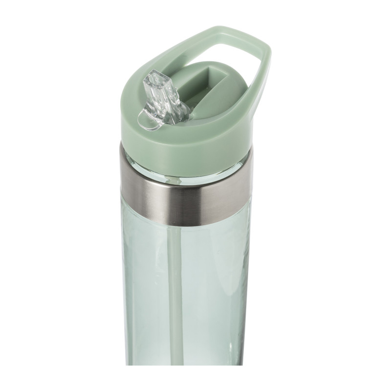 Drinkfles met rietje - groen - 500 ml
