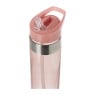 Drinkfles met rietje - roze - 500 ml