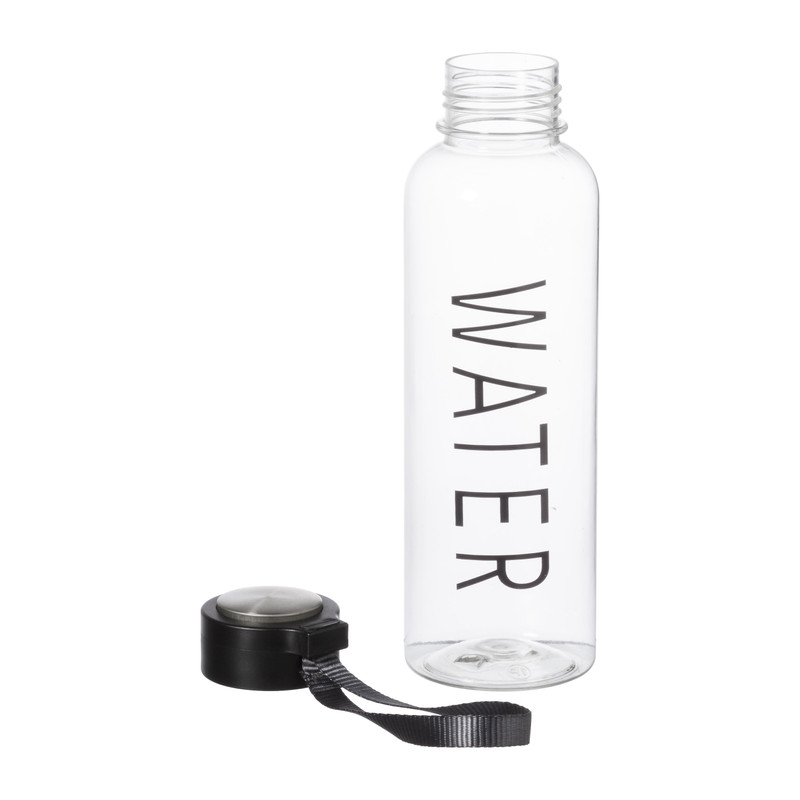Waterfles - zwart - 500 ml