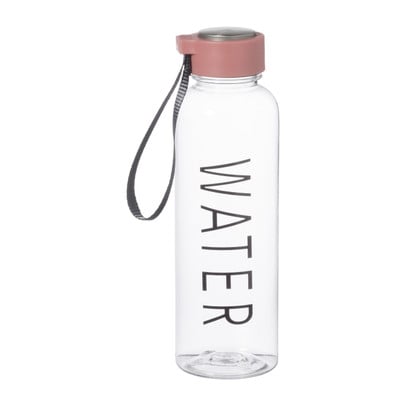 Waterfles - roze - 500 ml