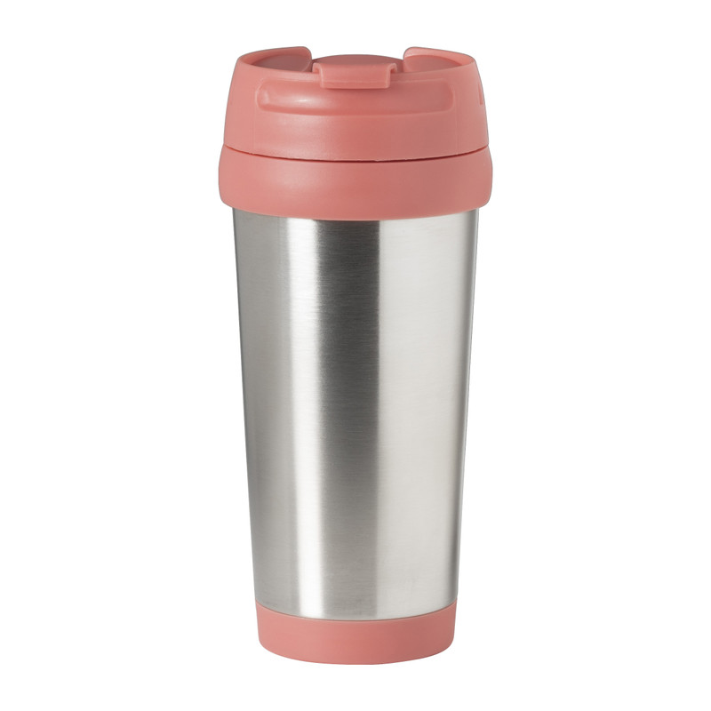 Travel beker - roze - 450 ml