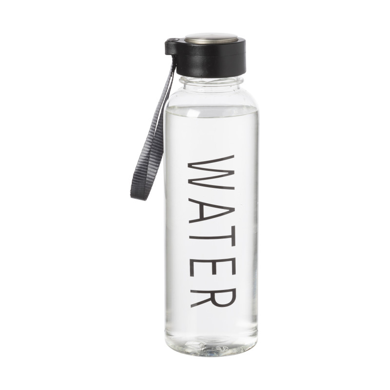 Waterfles - zwart - 700 ml