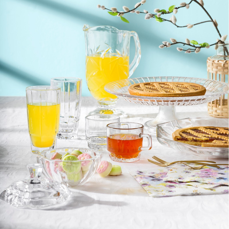 Glazen bord - Hamburg - 29,5 cm 