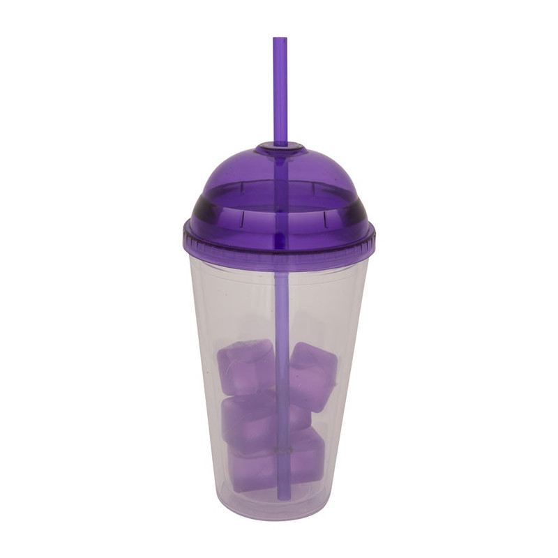 Milkshakebeker - 450 ml - paars