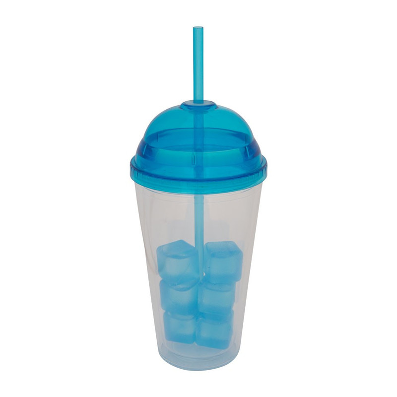 Milkshakebeker - 450 ml - blauw