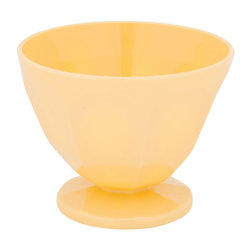 IJsschaaltje - 12x9.5 cm - geel