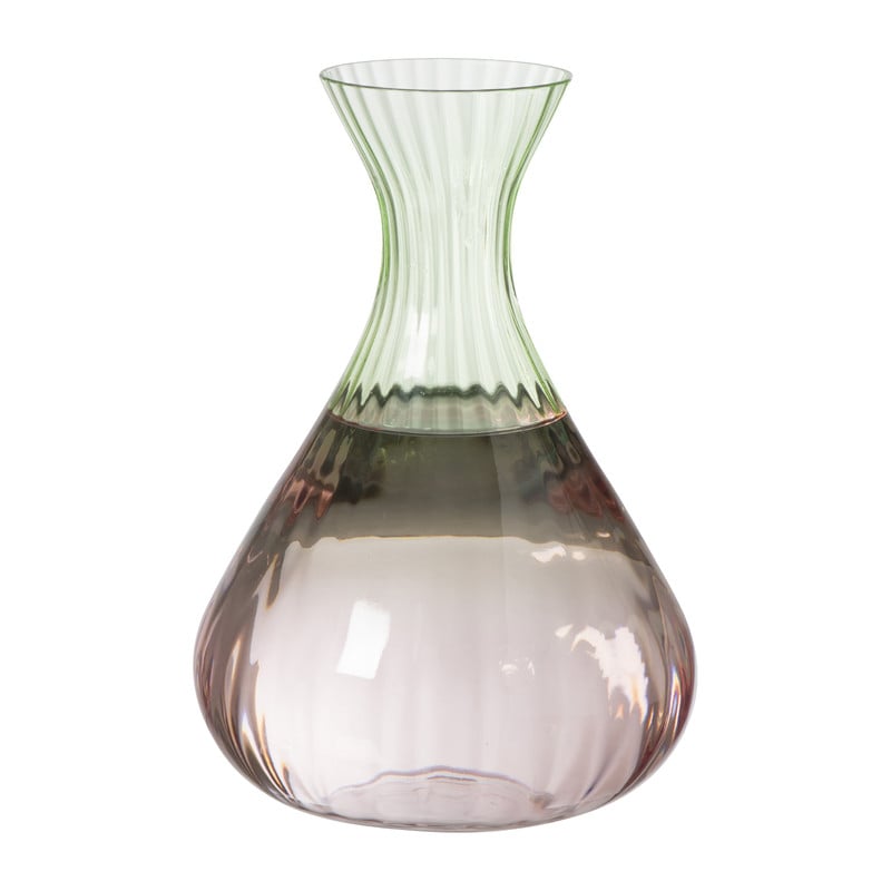 Karaf - roze/groen - 1700 ml