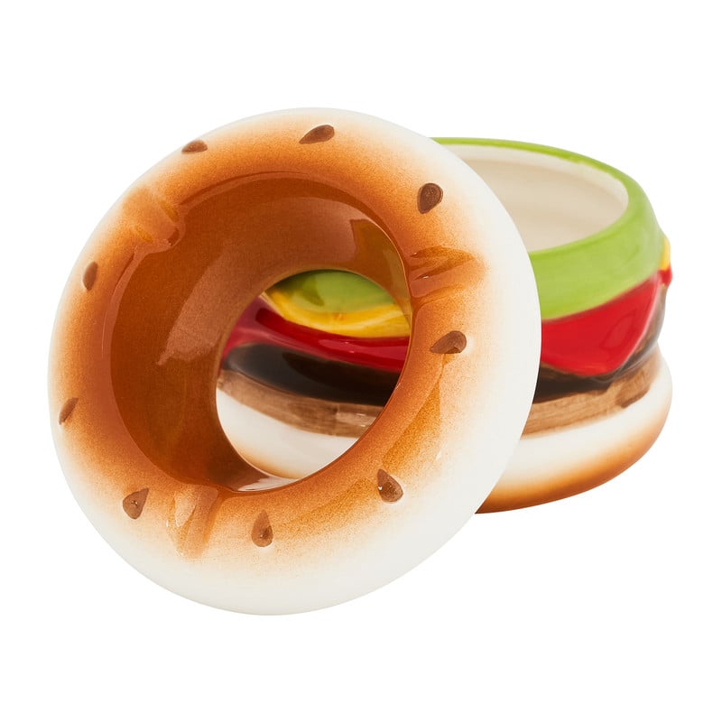 Asbak hamburger - keramiek