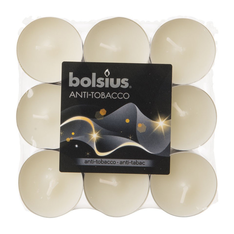 Geurtheelicht anti-tobacco - 18 stuks