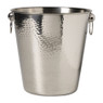 Champagnekoeler rvs - zilverkleurig - 22.5x21x21 cm