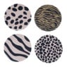 Onderzetters vilt - animals - set van 4 