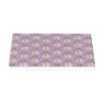 Onderzetter met print - paars - 10x10 cm