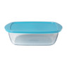 Pyrex ovenschaal - blauw - set van 2