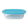 Pyrex ovenschaal - blauw - set van 2