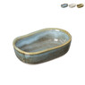 Mini ovenschaaltje stoneware - diverse kleuren - 10x6x3 cm  